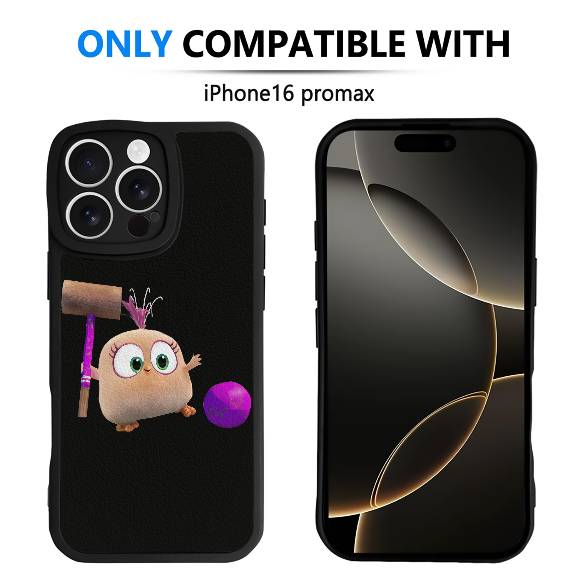 （画像用） Angry Birds アングリーバード 【iPhone 16シリーズ対応】シリコンスマホケース（レザー調） 材質：シリコン